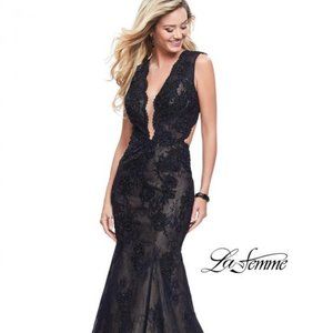 LA FEMME 26120 Black Dress